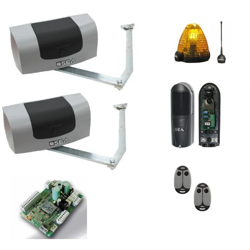 KIT GER Motorisation à Bras Pour Portail 2 Battants SEA 24V 3 KIT GER Motorisation à Bras Pour Portail 2 Battants SEA 24V