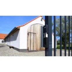 MODULEC-SA-6005-E Gâche électrique à émission En Applique RAL 6005 LOCINOX -Porte Accessoires Magasin modulec sa on anthracite gate by farm 1920x1080px 800x800