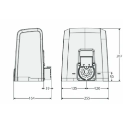 Kit DEIMOS BT A600 Motorisation Coulissant BFT + Crémaillère -Porte Accessoires Magasin size deimos a 800x800 2