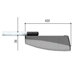 KIT VER SANS RAIL Motorisation Porte De Garage CAME 24V 8K01MV-005 -Porte Accessoires Magasin ver schema 2 800x800 1